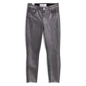 Frank & Eileen Sligo Skinny Jeans in Platinum Glitter Wax